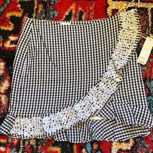 Jmarie collection gingham skirt!
